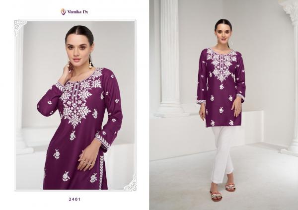 Vamika Nx Ruhana Rayon Tunic Top Collection